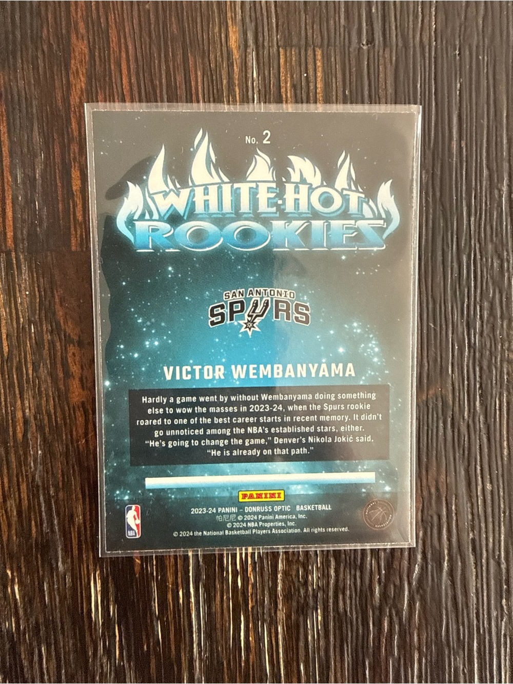 Victor Wembanyama Rookie card - Picture 2 of 2